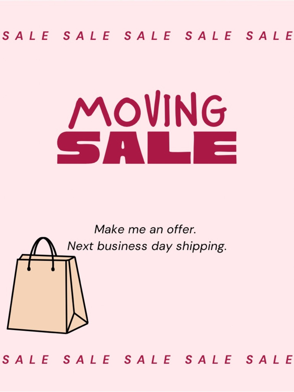 Offers welcome!